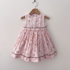 JILLIAN’S CLOSET VGUC Blush Pink Spring Floral Cottagecore Dress & Bloomer Set